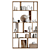 Decorative Shelving Set with Sculptures 3D model small image 4