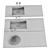 MAREA Built-In Sink Collection 3D model small image 5