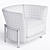 Modern Armchair with Sleek Design 3D model small image 3