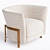 Modern Armchair with Sleek Design 3D model small image 5