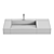 Rectangular Stone Resin Wall Sink 3D model small image 2