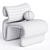 Modern Etcetera Easy Chair, Zink Grey 3D model small image 3