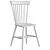 Malaysian Oak Spindle Dining Chair 3D model small image 3