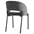 Chic K455 Halmar Chair 3D model small image 6