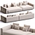 Modern Sleek Minimalist Sofa Design 3D model small image 1