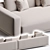 Modern Sleek Minimalist Sofa Design 3D model small image 3