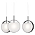 Luna Pendant Chandelier Light Fixture 3D model small image 1