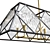 Savoy House Capella Linear Chandelier 3D model small image 2