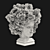 Translated Description: "Pot with a flower instead of 'hair'"
Title:  Flower Pot Hair Planter 3D model small image 3