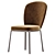 Contemporary Minimalist Style Chair 3D model small image 2