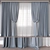 Premium Curtain Model for 3D Visualizations 3D model small image 1