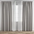 Polygonal Curtain 3D Model Kit 3D model small image 4