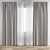 Polygonal Curtain 3D Model Kit 3D model small image 5