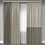 3D Curtain Model for Vray 3D model small image 1