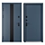 Metal Door Olimpia Abvehr 900x2050mm 3D model small image 3