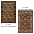 3D Carpets Set Render Collection 3D model small image 4