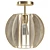 Capiz Shell Flush Mount Light 3D model small image 2