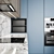 Modern Miele Kitchen Set 3D model small image 3