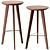  Zanotta Ido Bar Stool 3D model small image 2