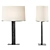 Elegant Bruno Bakar Table Lamp 3D model small image 3