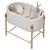 Adara Baby Crib by Kave Home 3D model small image 1