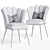  Flannel Armchair Furniture Set 3D model small image 3