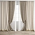 Polygonal Curtain Model Set 3D model small image 1