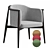 Modern Arya K Chair Design 3D model small image 1