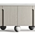 Luxury Wood Sideboard, Dual Material 3D model small image 5