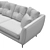 Contemporary Comfort: Flake Sofa 3D model small image 4