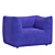 Sleek LE BAMBOLE Armchair Design 3D model small image 7