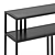  Sleek Profile Console Table 3D model small image 4