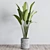 Marble Dirt Vase Plant Holder 3D model small image 2