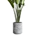 Marble Dirt Vase Plant Holder 3D model small image 4