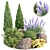 Outdoor Plants Collection Volume 177 3D model small image 1