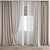 Polygonal Curtain Model Archive 3D model small image 1