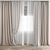 Polygonal Curtain Model Archive 3D model small image 4