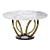 Marble Dining Set for Six 3D model small image 1