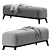Elegant Lincoln Bench by Dantone 3D model small image 6