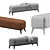 Elegant Lincoln Bench by Dantone 3D model small image 7