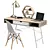 Modern Home Office Set 3D model small image 1