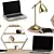 Modern Home Office Set 3D model small image 2