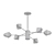 Geometric LED Pendant Light Fixture 3D model small image 2