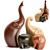 Elegant Elephant Sculptures for Décor 3D model small image 1