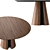 Modern Tottenham Round Dining Table 3D model small image 3