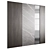 Embossed Glass Decorative Partition Set 3D model small image 5