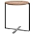 Modern Round End Table Furniture 3D model small image 1