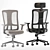 Ergonomic Highback Office Chair 3D model small image 2