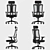 Ergonomic Highback Office Chair 3D model small image 3