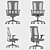 Ergonomic Highback Office Chair 3D model small image 4